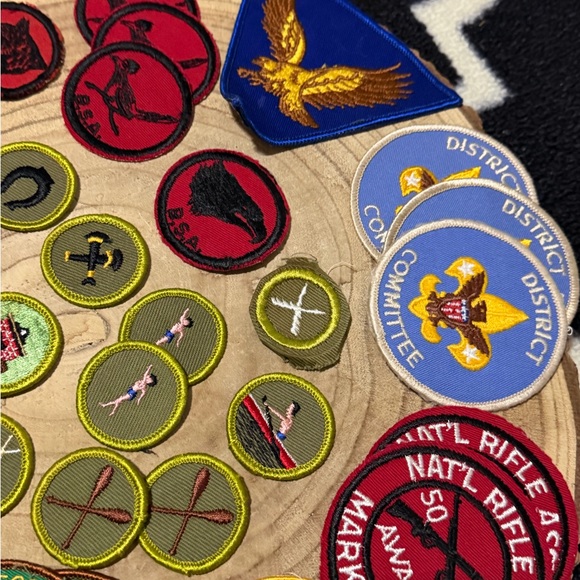 1950s-70s Boy Scouts Patches Badges Collection Vintage Set 30+ - Picture 5 of 5